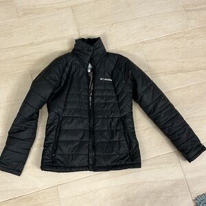 Columbia Omniheat Interchange black puffer ski jacket